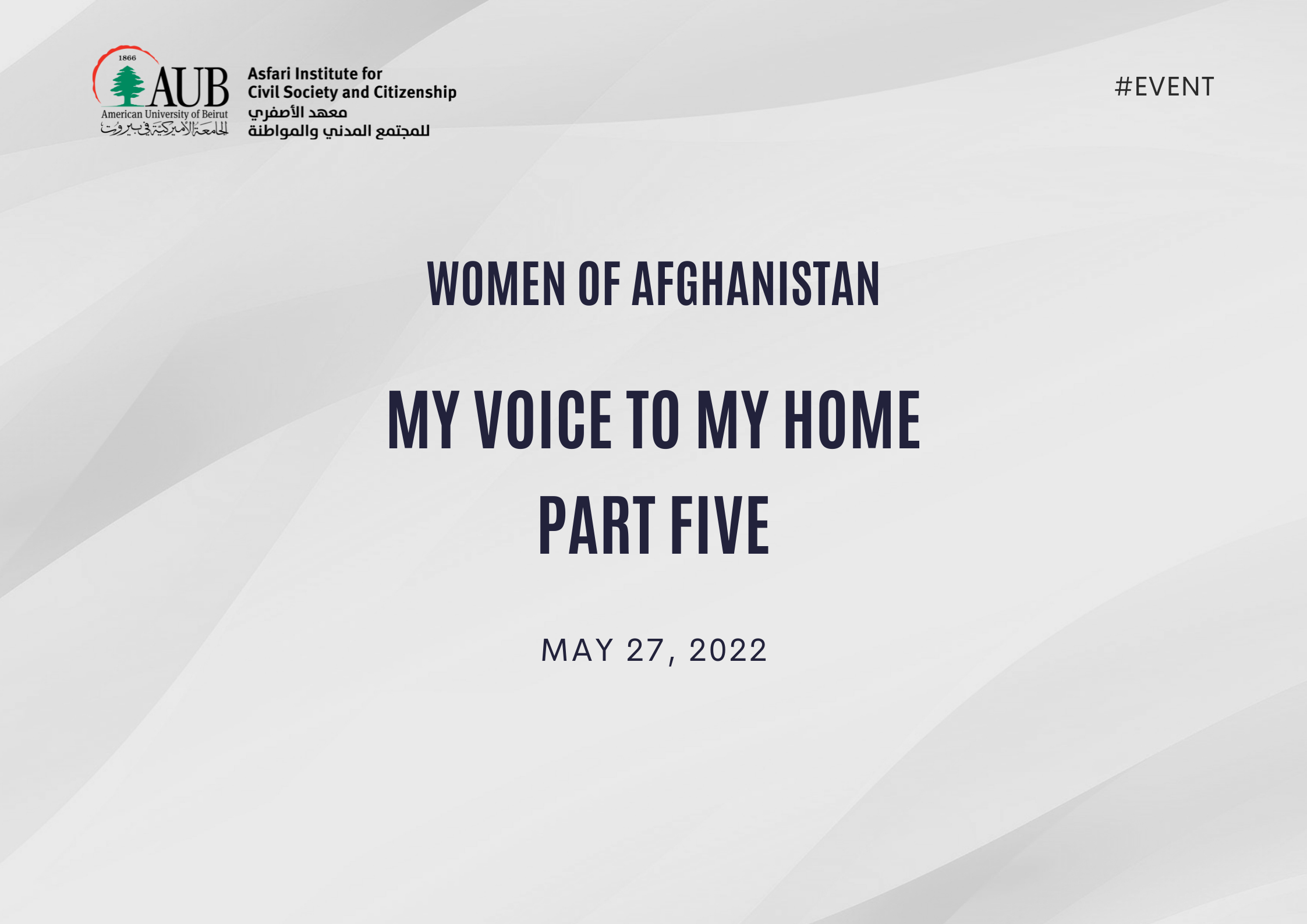Women of Afghanistan: My Voice to My Home, Pt. 5
