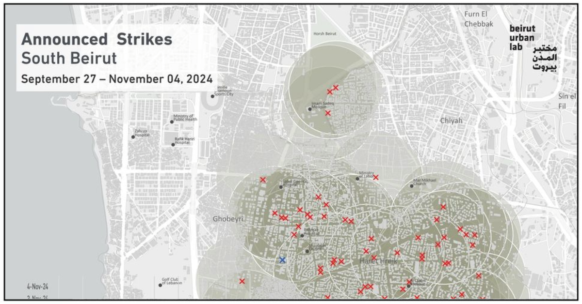 Mapping Resilience: Beirut Urban Lab’s Role in Documenting War Impact