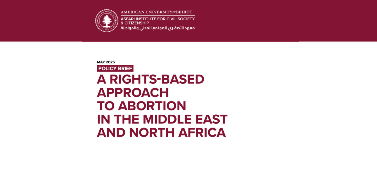 A Rights-Based Approach to Abortion in the Middle East and North Africa