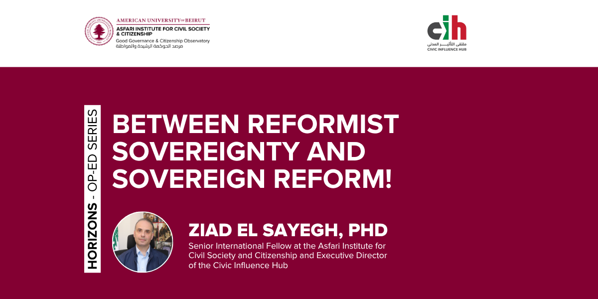Between Reformist Sovereignty and Sovereign Reform!