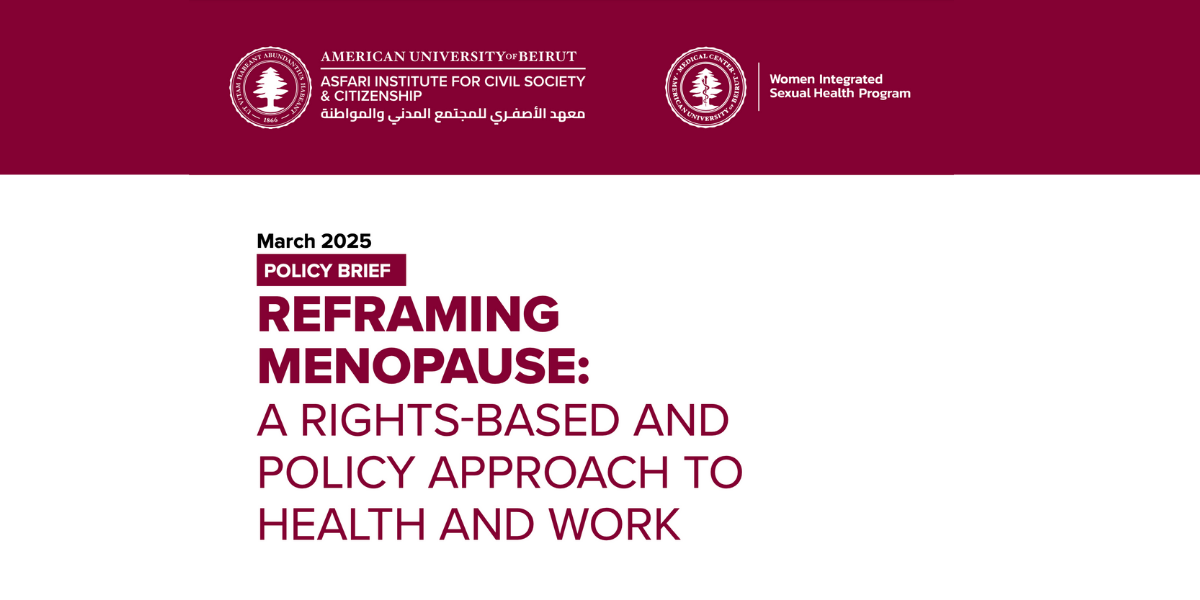 Reframing Menopause: A Rights-Based and Policy Approach to Health and Work