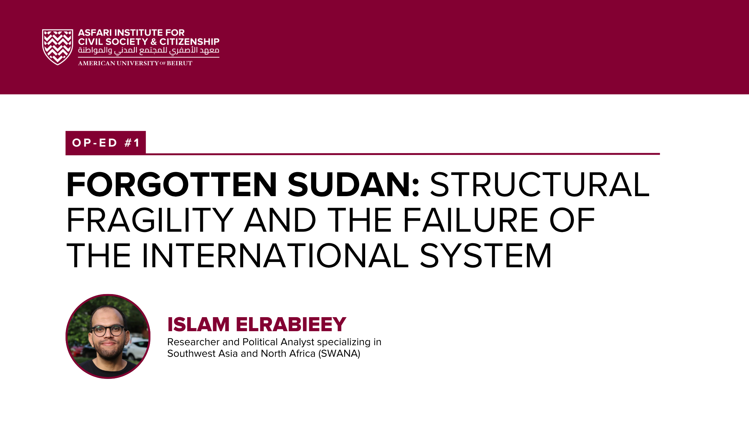 Forgotten Sudan: Structural Fragility and the Failure of the International System