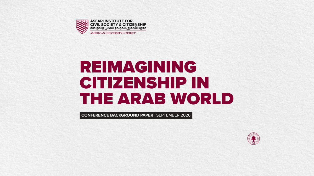 Re-Imagining Citizenship in the Arab World